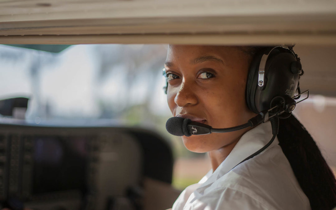 A pass with flying colours for nine lady pilots